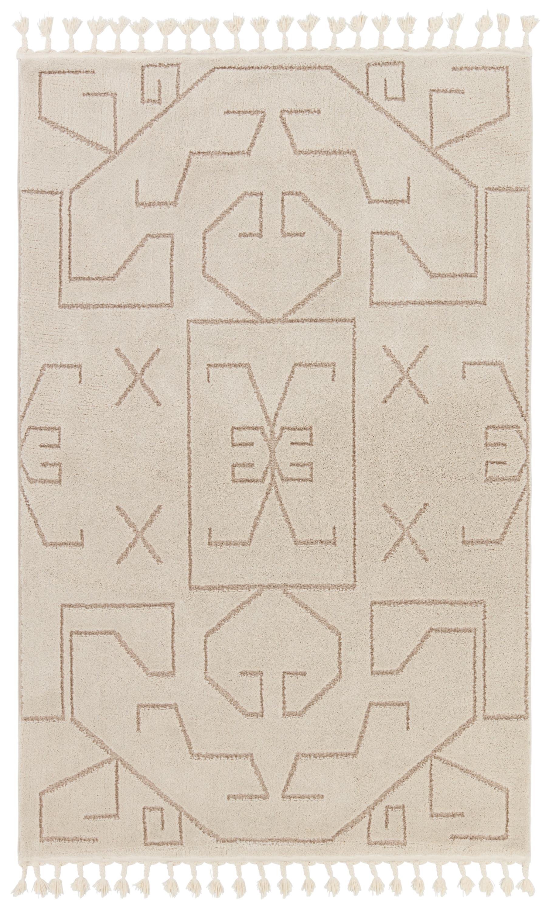 Vibe By Jaipur Living Catanza Geometric Cream/ Ivory Area Rug (6'3X9'6)