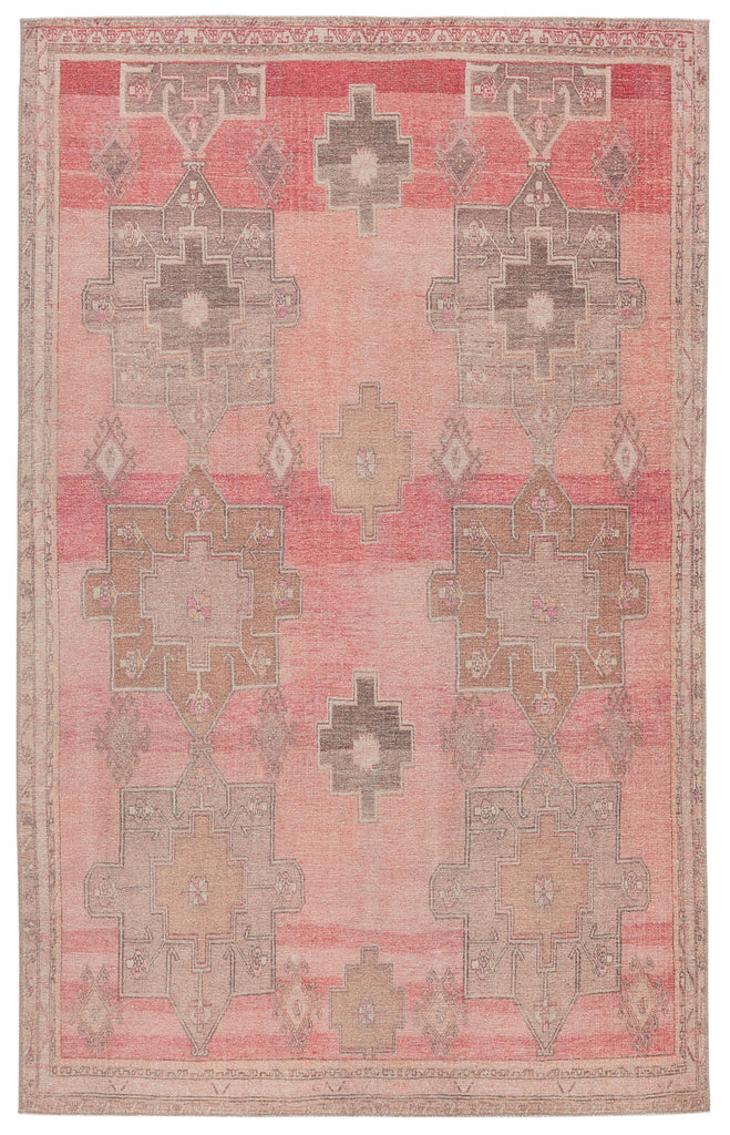 Vibe By Jaipur Living Faron Medallion Pink/ Tan Area Rug (5'X7'6")