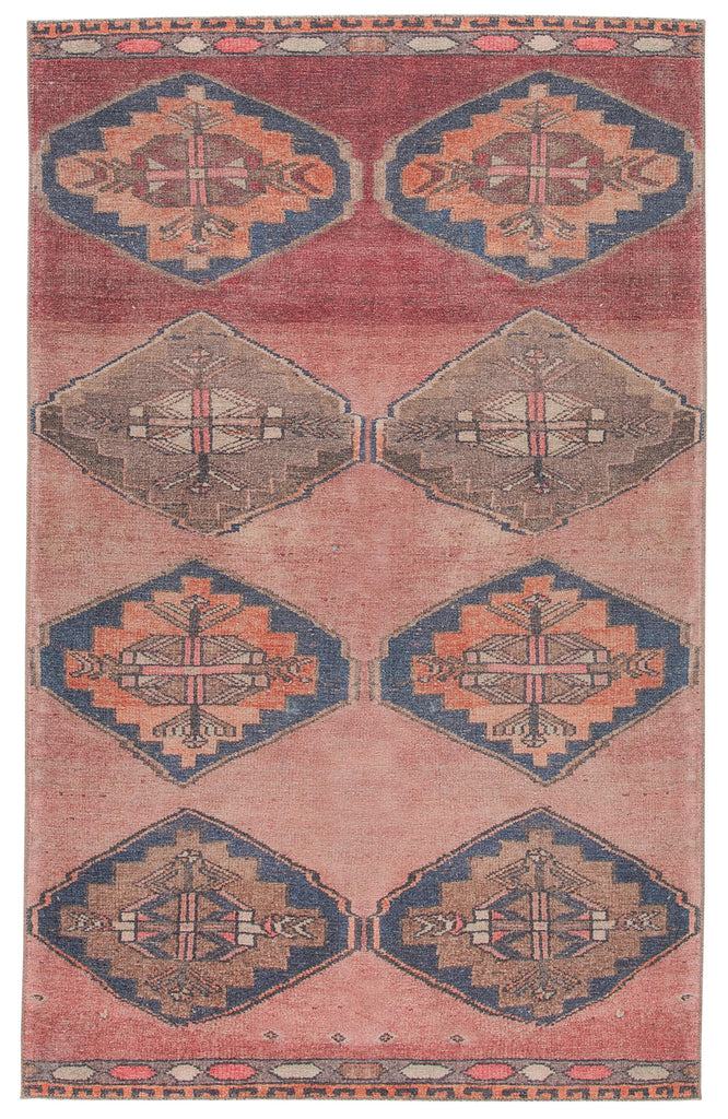 Vibe By Jaipur Living Mirta Medallion Pink/ Blue Area Rug (5'X7'6")