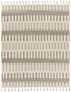 Jaipur Living Keoka Izza Stripes Cream / Taupe 6' X 9' Rug