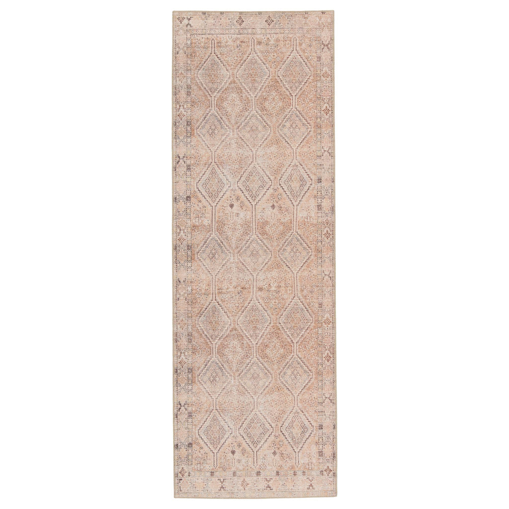 Jaipur Living Marquesa Trellis Light Pink/ Blue Runner Rug (2'6"X7'6")