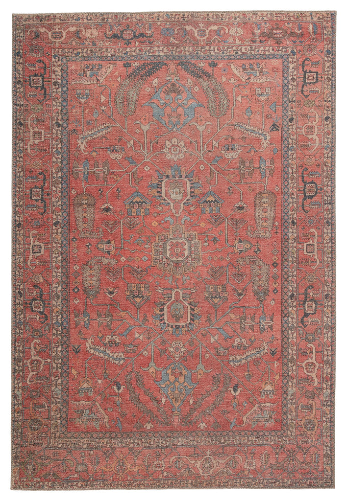 Jaipur Living Kindred Galina Oriental Red / Blue 9' x 12' Rug