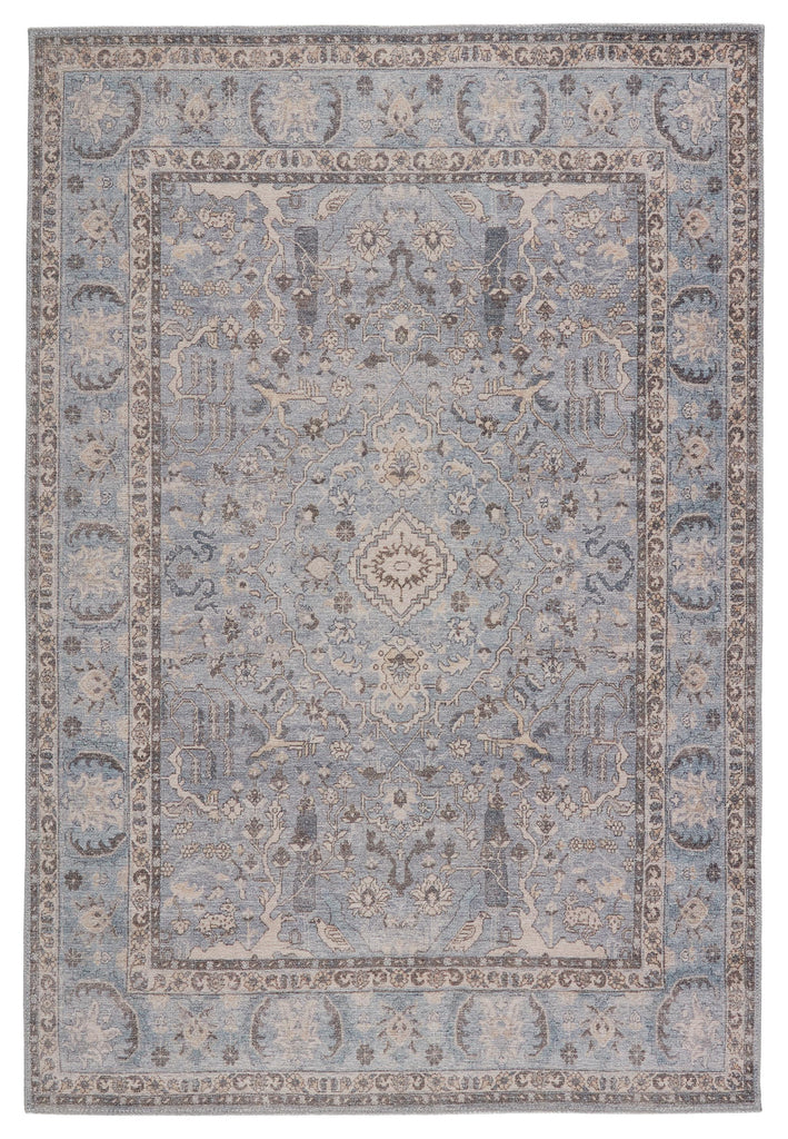 Jaipur Living Kadin Medallion Blue/ Gray Runner Rug (2'6"X7'6")