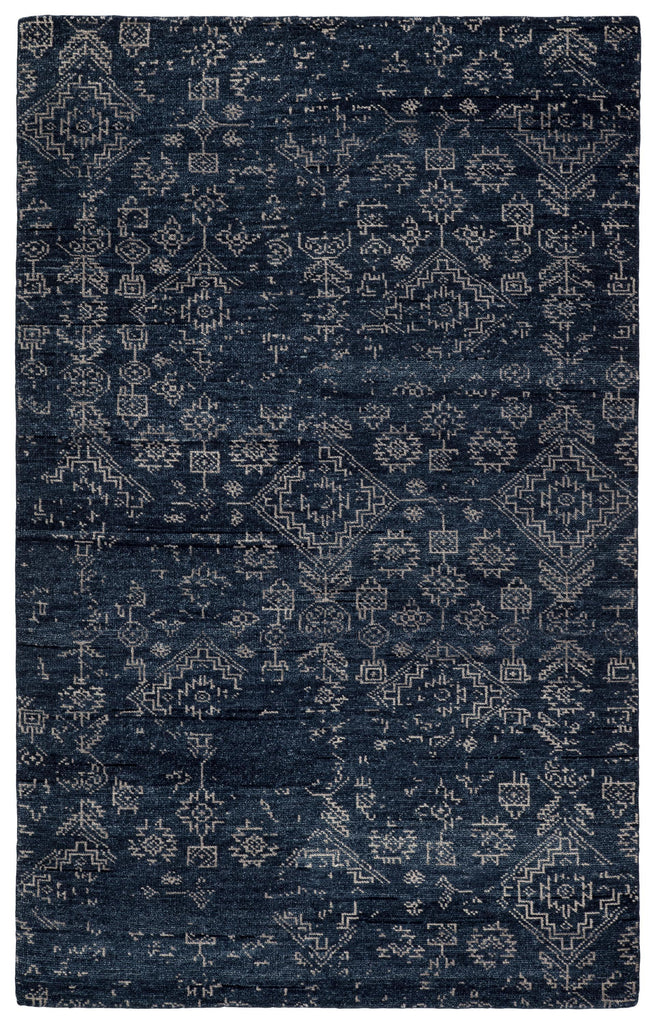 Jaipur Living Liberty Azuma Tribal Dark Blue / Light Gray 5'6" x 8' Rug