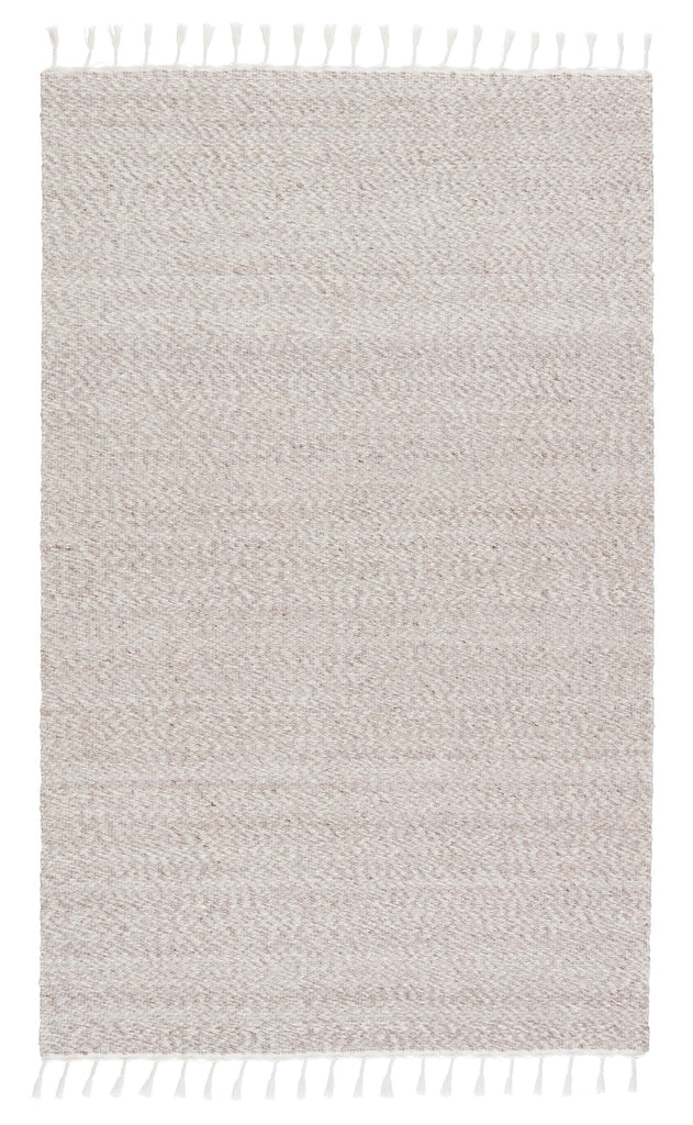 Jaipur Living Majorca Adria Solid Cream / Gray 8' x 10' Rug