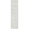 Jaipur Living Madras Vassa Solid White / Gray 3' X 12' Rug