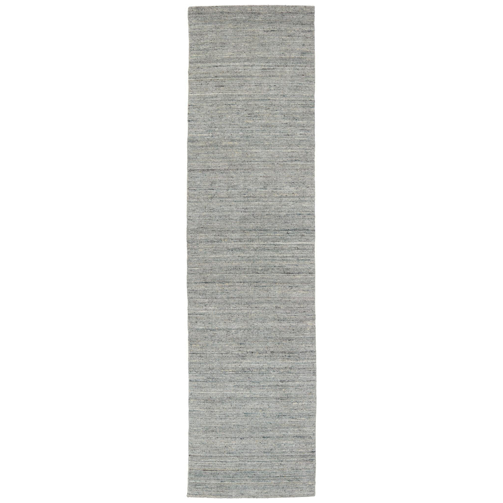 Jaipur Living Madras Vassa Solid Blue / Gray 3' x 12' Rug