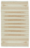 Jaipur Living Mendoza Lomita Stripes Light Tan / Cream 5' X 8' Rug