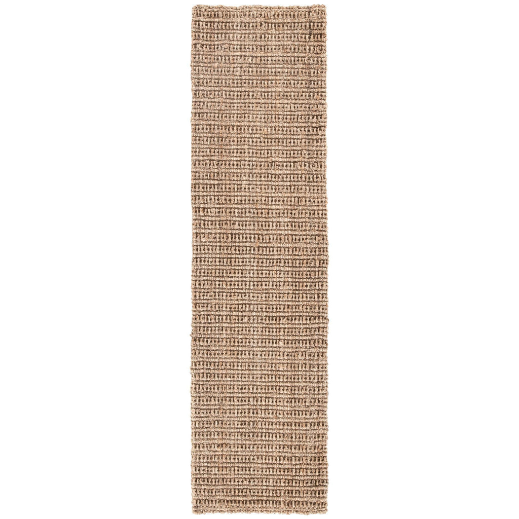 Jaipur Living Naturals Lucia Achelle Solid Taupe 2'6" x 9' Rug