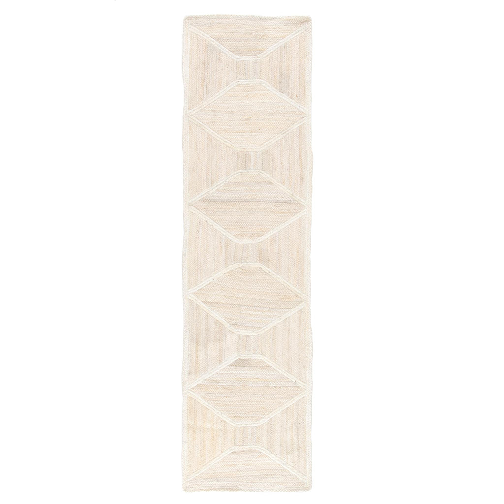 Jaipur Living Sisal Bow Natural Trellis Ivory/ Beige Runner Rug (2'6"X9')