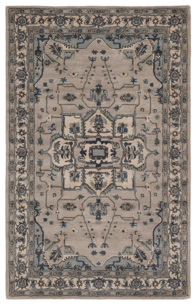 Jaipur Living Poeme Durango Medallion Light Gray / Indigo 5' x 8' Rug