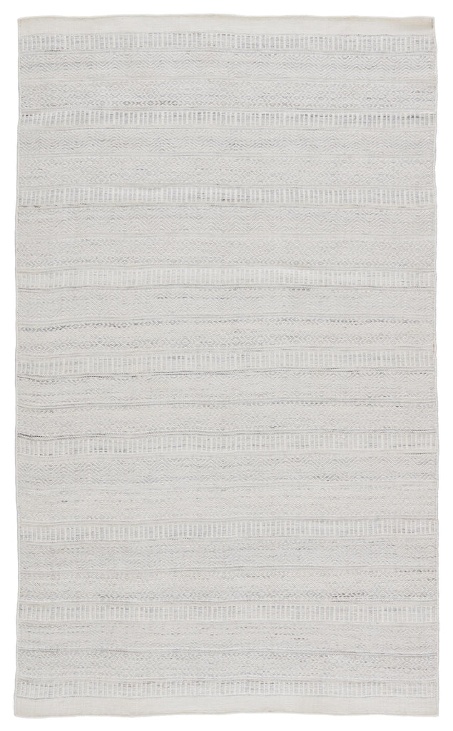 Jaipur Living Penrose Parson Tribal Light Gray / Ivory 4' x 6' Rug