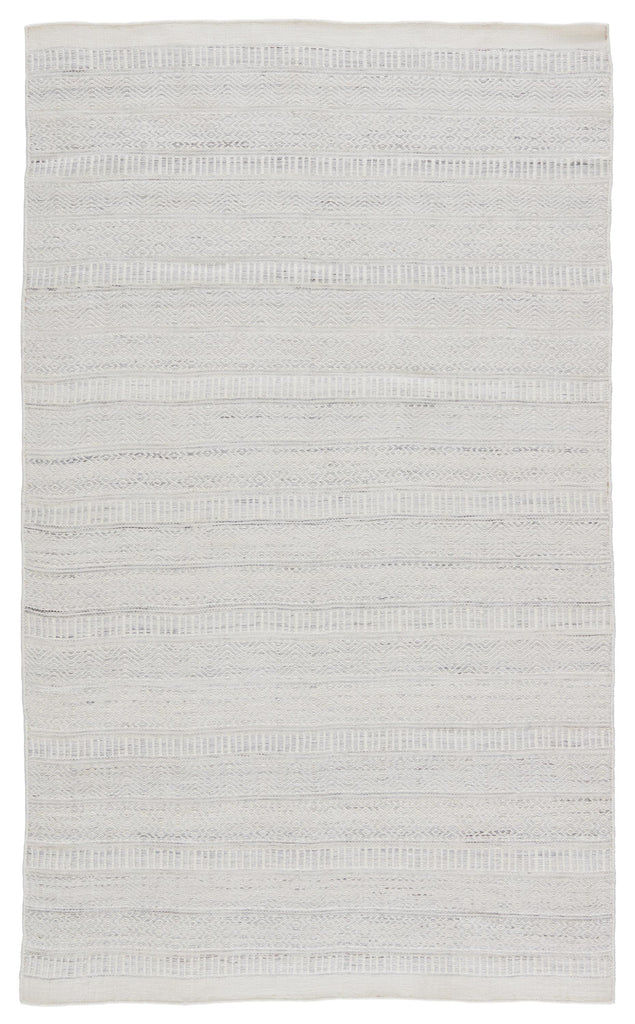 Jaipur Living Parson Indoor/ Outdoor Tribal Light Gray/ Ivory Area Rug (4'X6')