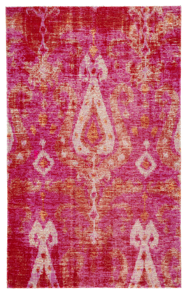 Jaipur Living Zenith Indoor/ Outdoor Ikat Pink/ Orange Area Rug (2'X3')