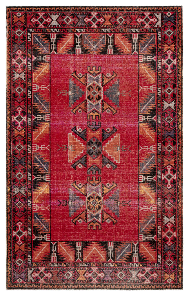 Jaipur Living Polaris Paloma Tribal Red / Black 4' x 6' Rug