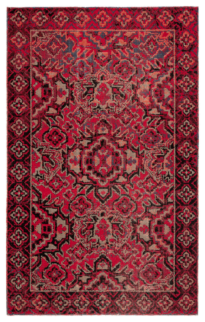 Jaipur Living Polaris Chaya Medallion Red / Black 2' x 3' Rug