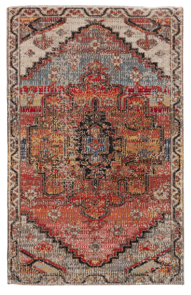 Jaipur Living Polaris Cicero Medallion Multicolor / Orange 2' x 3' Rug