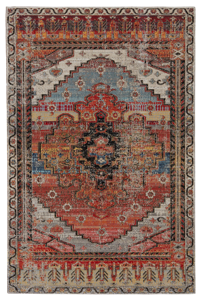 Jaipur Living Polaris Cicero Medallion Multicolor / Orange 4' x 6' Rug