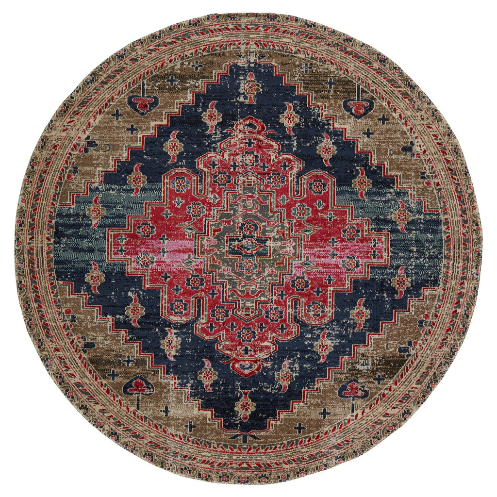 Jaipur Living Polaris Cicero Medallion Pink / Blue 5'11" RND Rug