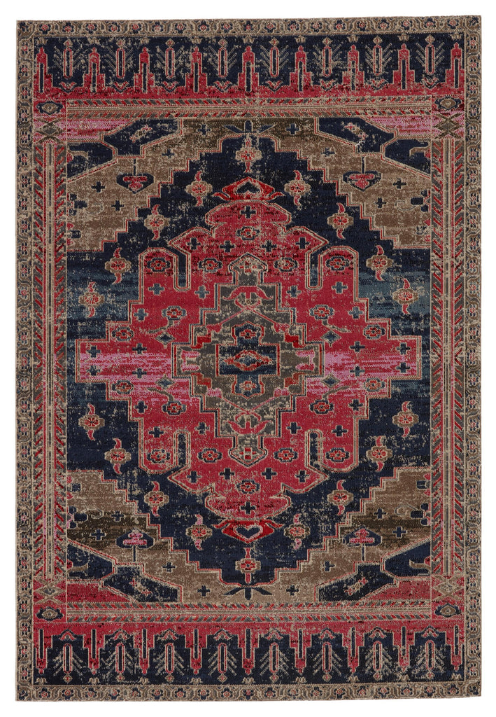 Jaipur Living Polaris Cicero Medallion Pink / Blue 2' x 3' Rug