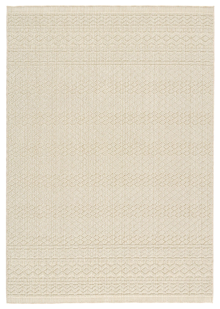 Jaipur Living Carina Indoor/ Outdoor Tribal Beige Area Rug (10'X14')