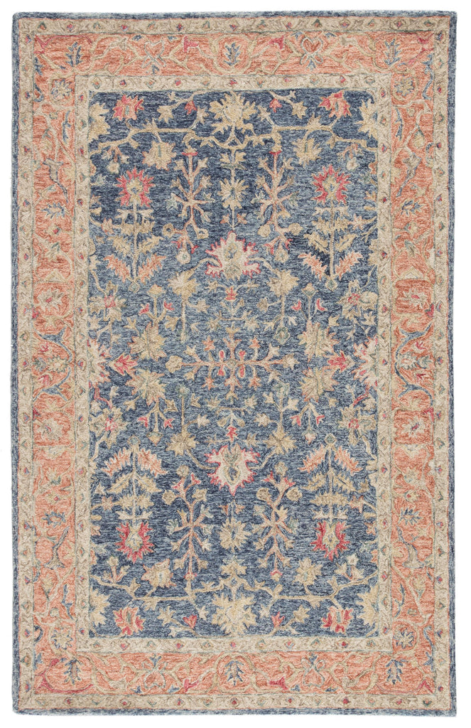 Jaipur Living Province Presley Oriental Blue / Red 5' x 8' Rug