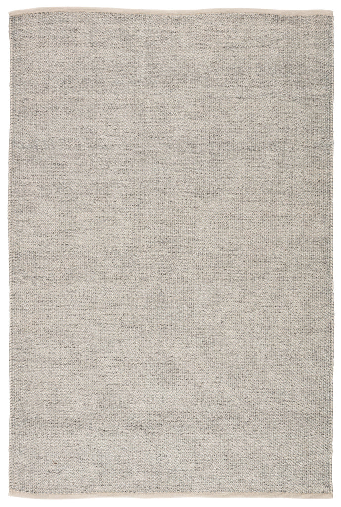 Jaipur Living Lamanda Indoor/ Outdoor Solid Light Gray/ Ivory Area Rug (6'X9')