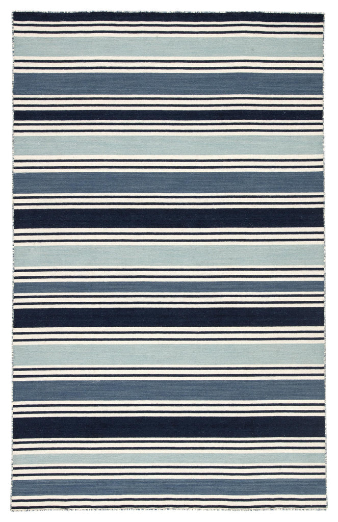 Jaipur Living Pura Vida Salada Stripes Blue / White 6' x 9' Rug