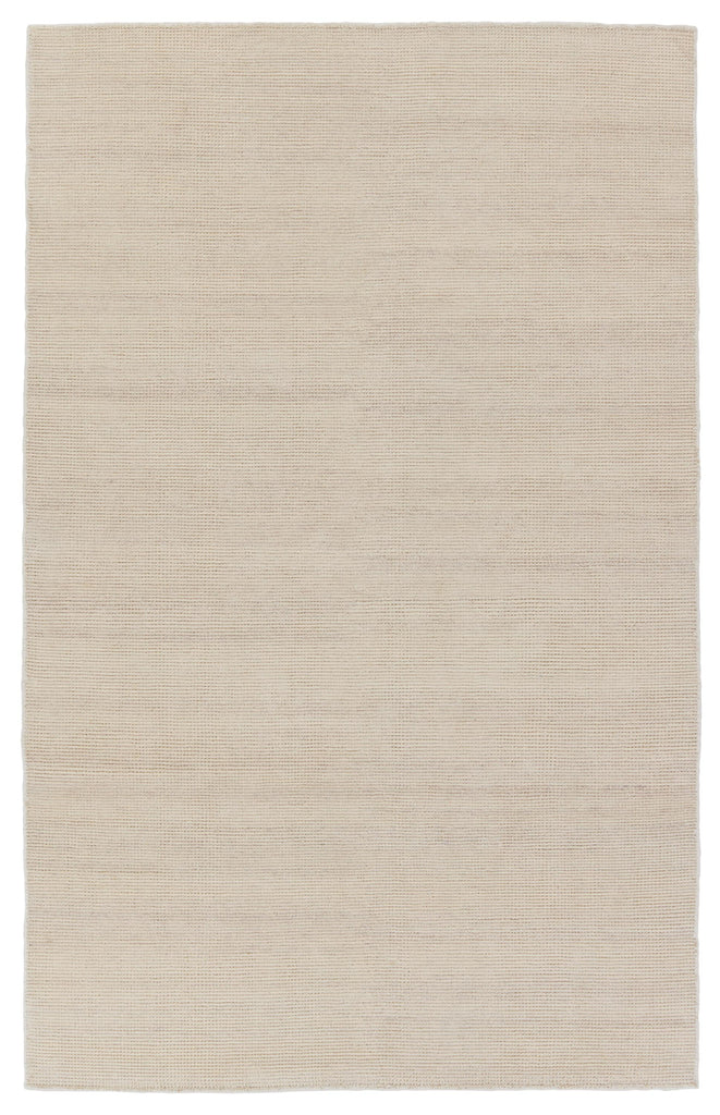 Jaipur Living Limon Solid Cream/ Light Brown Area Rug (2'X3')