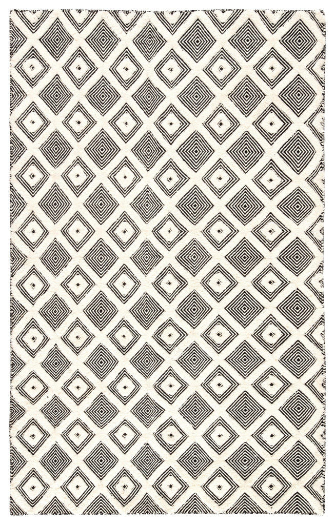 Jaipur Living Rebecca Bosc Trellis Ivory / Black 2' x 3' Rug