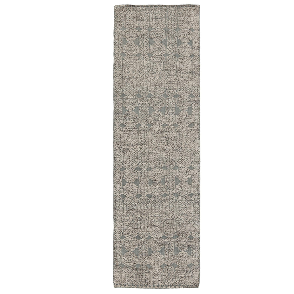 Jaipur Living Reign Abelle Medallion Gray / White 3' x 10' Rug