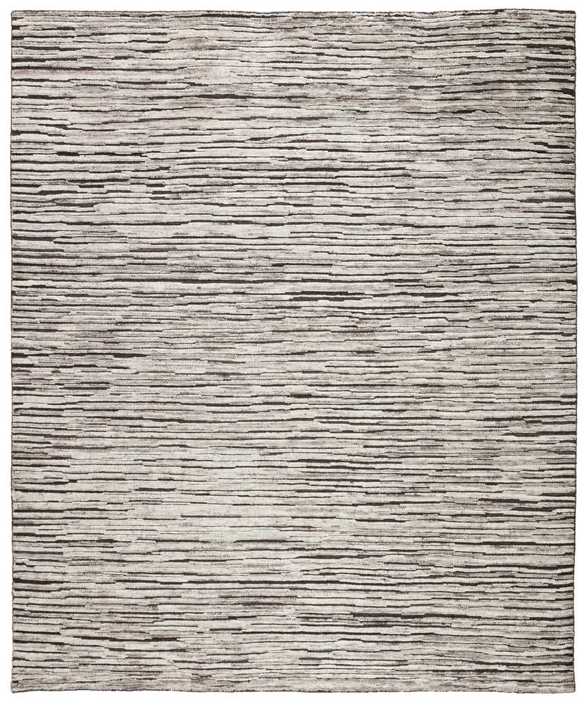 Jaipur Living Reign Ramsay Stripes Dark Gray / Ivory 8' x 10' Rug