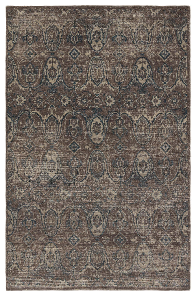 Jaipur Living Revolution Williamsburg Medallion Gray / Navy 2' x 3' Rug