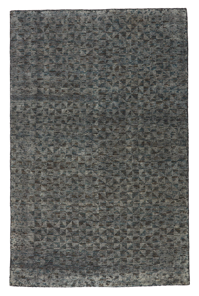 Jaipur Living Rize Zaid Geometric Gray / Black 5' x 8' Rug