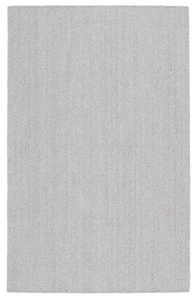 Jaipur Living San Clemente Maracay Solid Light Gray / White 2' x 3' Rug