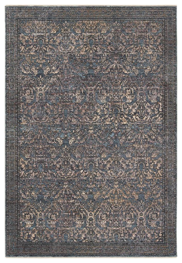 Jaipur Living Solene Feronia Oriental Blue / Cream 3' x 8' Rug