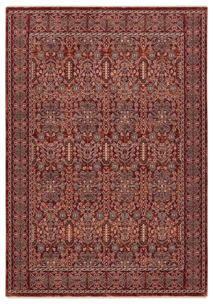 Jaipur Living Jairus Oriental Red/ Black Runner Rug (3'X8')