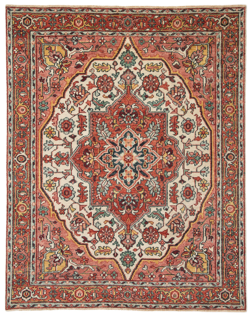 Jaipur Living Salinas Tavola Medallion Pink / Multicolor 6' x 9' Rug