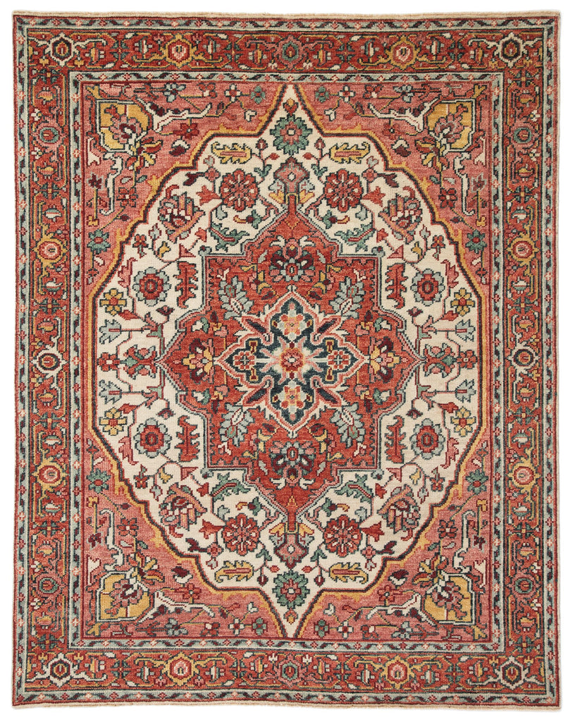 Jaipur Living Tavola Hand-Knotted Medallion Pink/ Multicolor Area Rug (6'X9')