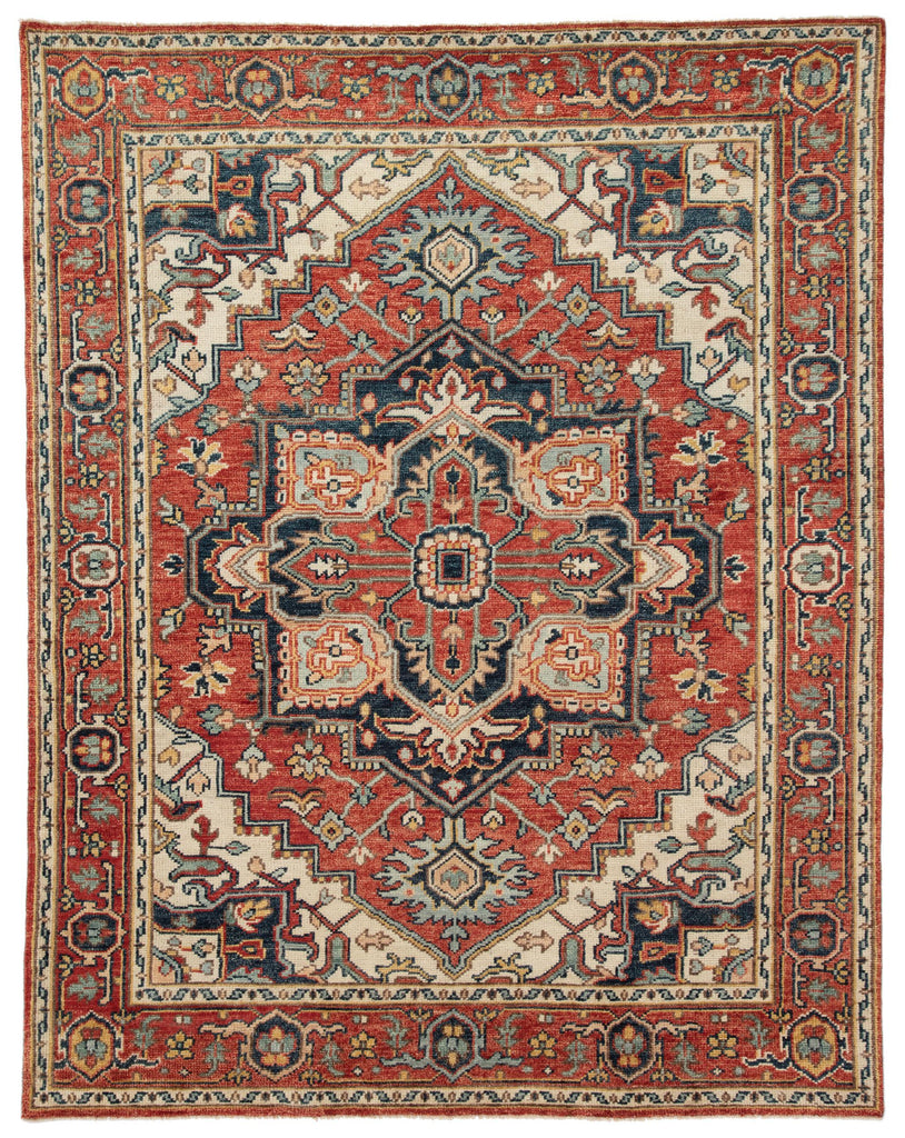 Jaipur Living Salinas Willa Medallion Red / Multicolor 6' x 9' Rug