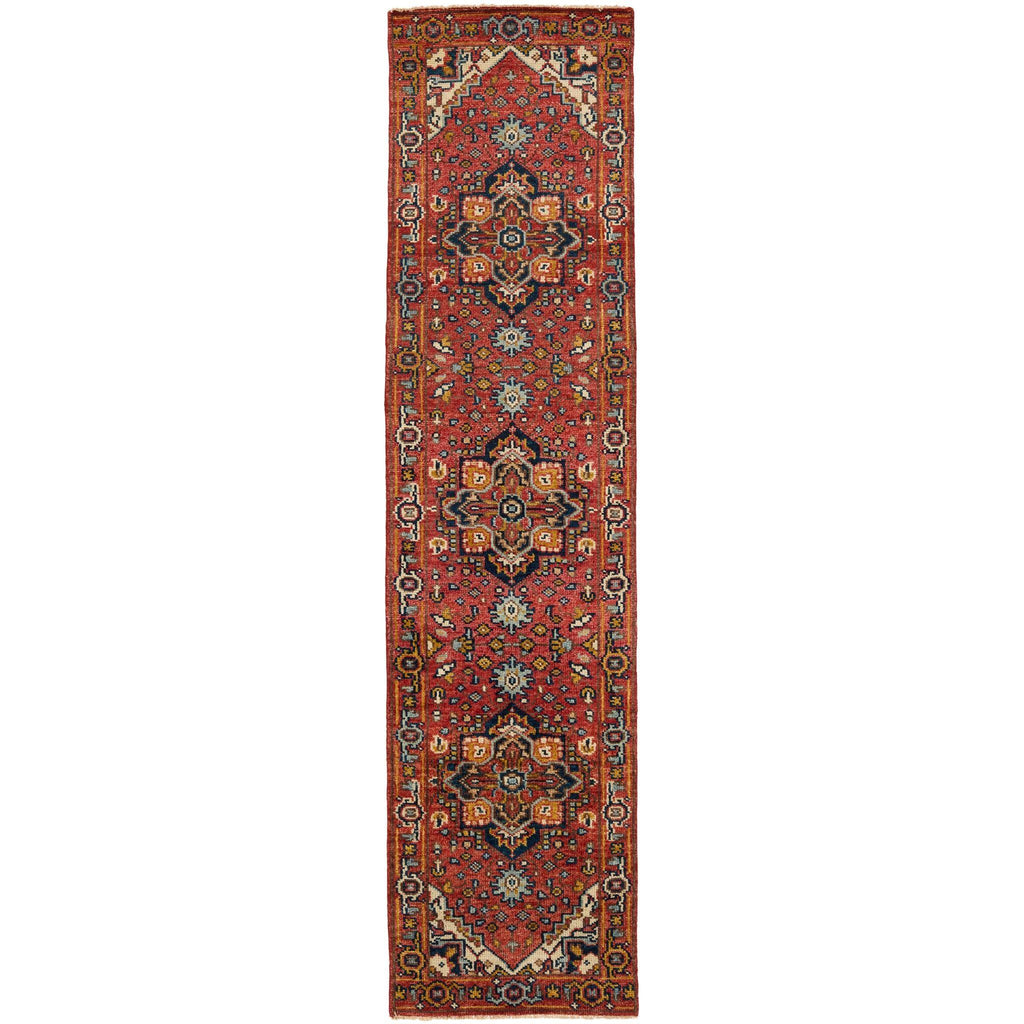 Jaipur Living Salinas Willa Medallion Red / Multicolor 3' x 12' Rug