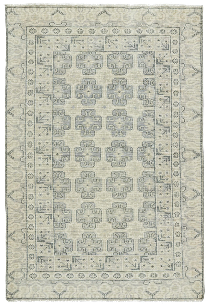 Jaipur Living Stage Hand-Knotted Bordered Ivory/ Green Round Area Rug (8' Rnd)