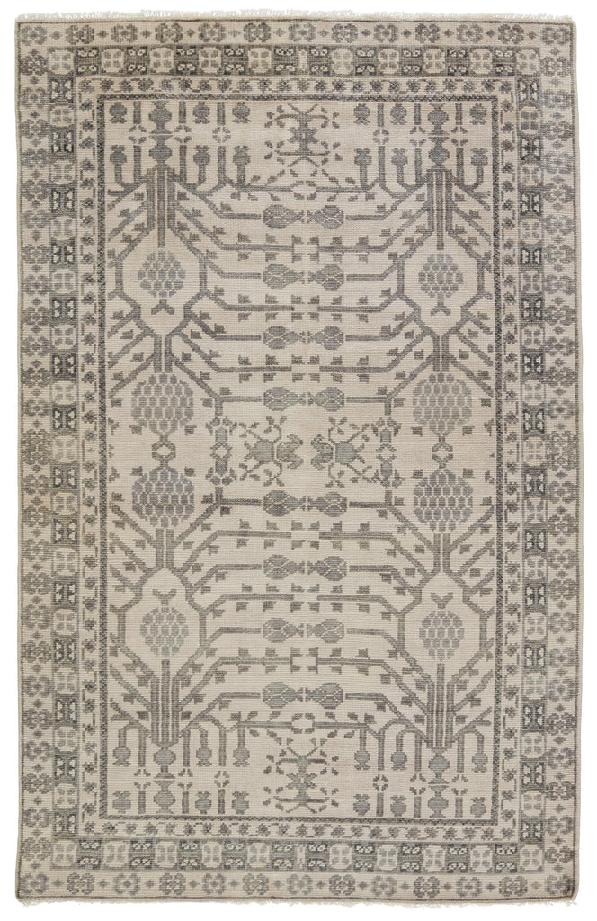 Jaipur Living Cosimo Hand-Knotted Oriental Gray Runner Rug (3'X10')