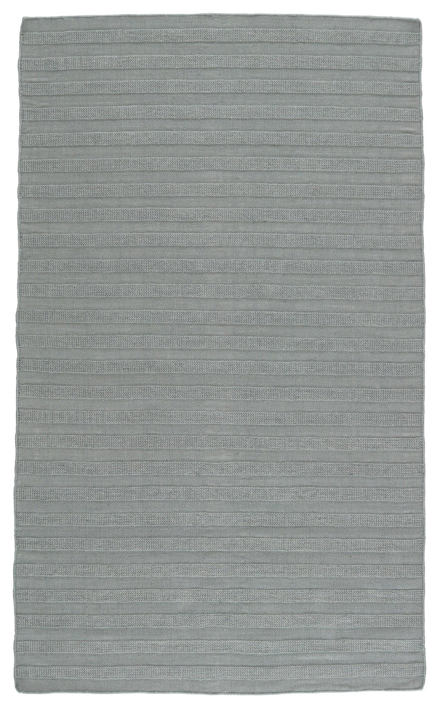 Jaipur Living Miradero Indoor/ Outdoor Striped Sea Green Area Rug (5'X8')