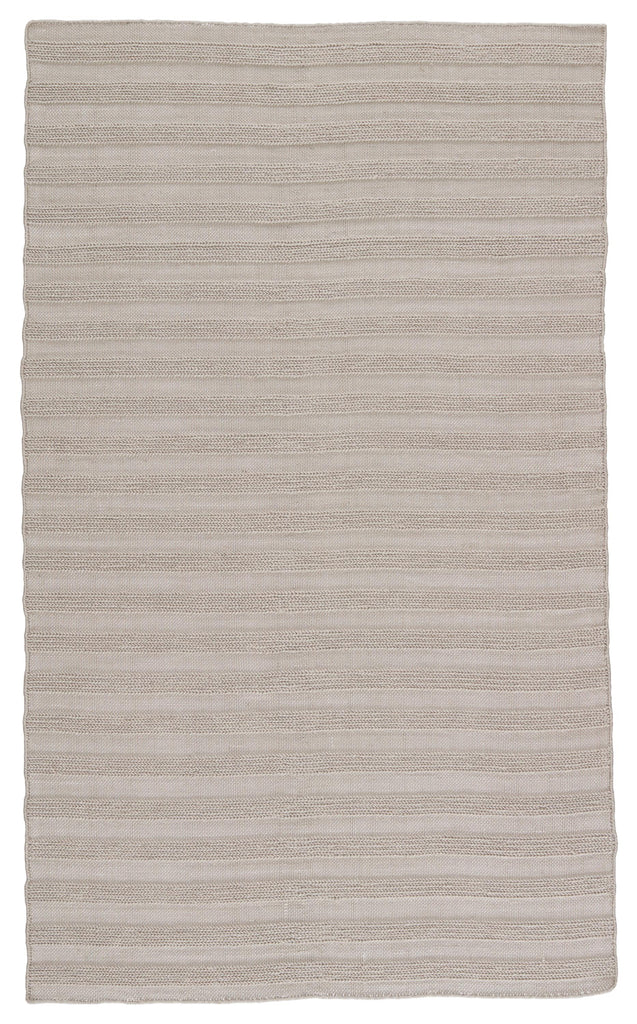 Jaipur Living Miradero Indoor/ Outdoor Striped Light Gray Area Rug (5'X8')