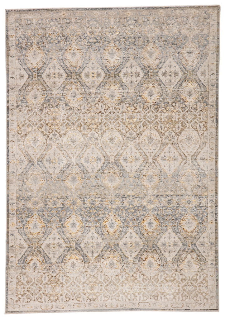 Jaipur Living Sinclaire Hakeem Oriental Gray / Gold 2'2" x 8' Rug