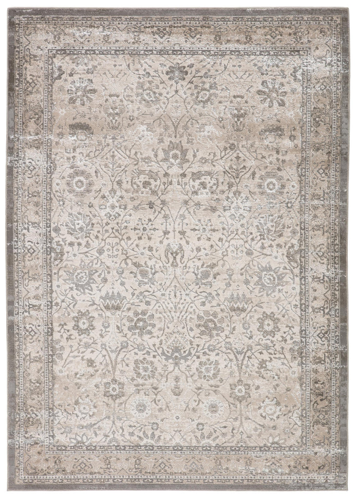 Jaipur Living Sinclaire Odel Oriental Gray / White 2'2" x 8' Rug