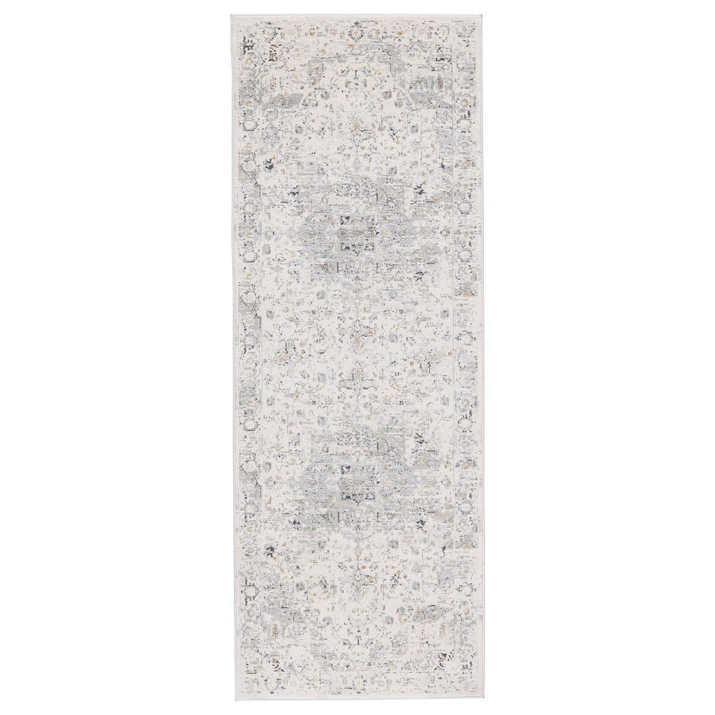 Vibe By Jaipur Living Ellington Medallion Cream/ Gray Runner Rug (3'X8')