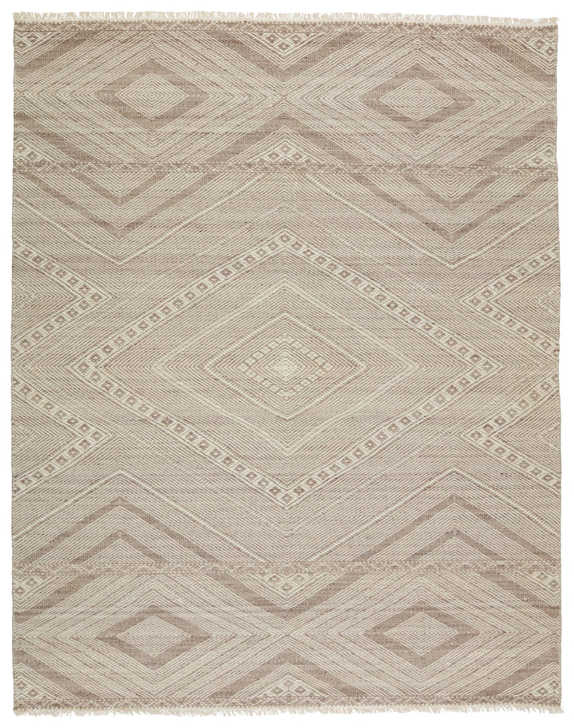 Jaipur Living Suriya Handmade Tribal Taupe/ Cream Area Rug (8'X10')