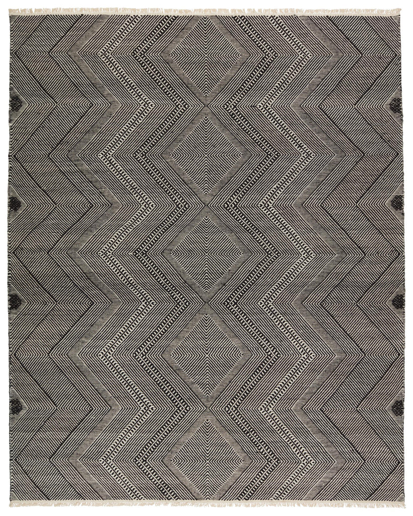 Jaipur Living Galexia Handmade Tribal Black/ Cream Area Rug (8'X10')